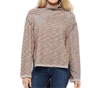 We The Free Sweater Mock Turtleneck with Wide Sleeves NWOT in Plus Size